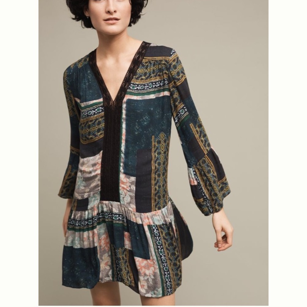 Maeve Patchwork Dress from Anthropologie
